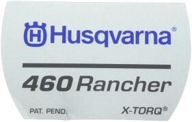 Original Husqvarna Aufkleber Modellkennzeichnung für...