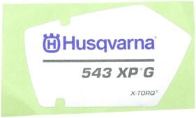 Original Husqvarna Aufkleber Starter 543XPG für 543...
