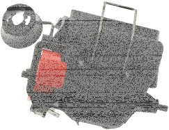 Filterhalter Kpl. für Husqvarna Motorsägen 545, 455 Rancher II, 455 e-series Rancher II, 455 Rancher, 550 XP, 550 XP G