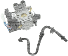 Vergaser Kit f&uuml;r Husqvarna Motors&auml;gen 545