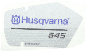 Etikett f&uuml;r Husqvarna Motors&auml;gen 545
