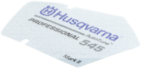 Etikett f&uuml;r Husqvarna Motors&auml;gen 545 II, 545G II