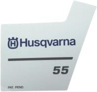 Aufkleber f&uuml;r Husqvarna Motors&auml;gen 51, 55, 55...