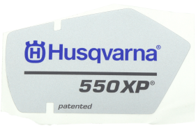 Aufkleber für Husqvarna Kettensäge 550 XP/XPG