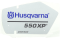 Etikett für Husqvarna Motorsägen 550 XP, 550 XP G