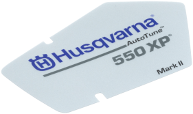 Etikett f&uuml;r Husqvarna Motors&auml;gen 550 XP G II,...