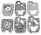 Dichtungssatz für Husqvarna Motorsägen 555, 556, 560 XP, 560 XP G, 562 XP, 562 XP G, 562 XP W, 562 XP GW