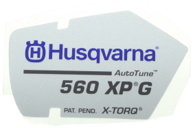 Aufkleber für Husqvarna Kettensäge 560 XP/XPG