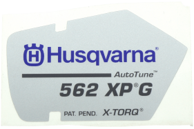 Aufkleber für Husqvarna Kettensäge 562 XP/XPG