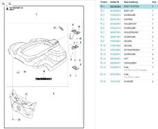 Husqvarna Geh&auml;use-Kit Komplett Automower 320 420 440