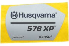 Aufkleber für Husqvarna Kettensäge 570, 576 XP