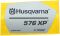 Etikett für Husqvarna Motorsägen 576 XP, 576 XP G, 576 XP W, 576 XP GW