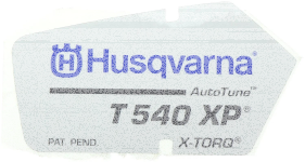 Aufkleber f&uuml;r Husqvarna Motors&auml;gen T540 XP,...