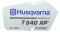 Aufkleber für Husqvarna Motorsägen T540 XP, T540 XP II