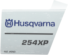 Folie f&uuml;r Husqvarna Motors&auml;gen 254
