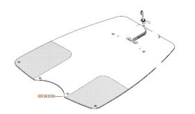 Husqvarna Bodenplatte der Ladestation Kit f&uuml;r 220AC...