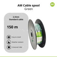 Automower Begrenzungskabel 150m 3,4mm - gr&uuml;n