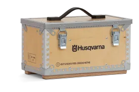Husqvarna Akku Transportkiste Holz
